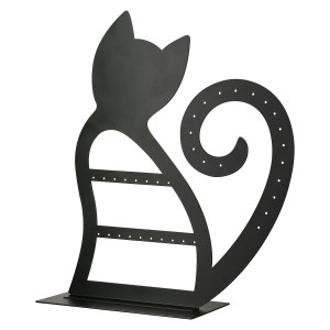Artelibre - 05161538  ΒΑΣΗ ΚΟΣΜΗΜΑΤΟΣ CAT METAL ΜΑΥΡΟ 20X9X26CM 20X9X26CM