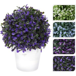 Artelibre - 06350632 ΦΥΤΟ ΤΕΧΝΗΤΟ ARTELIBRE ΣΕ ΛΕΥΚΟ ΓΛΑΣΤΡΑΚΙ 20CM ΣΕ 4 ΠΟΙΚΙΛΙΕΣ