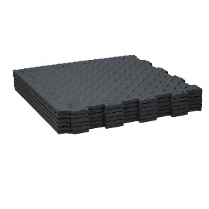 Artelibre - 06451009 ΠΛΑΚΑΚΙΑ ΔΑΠΕΔΟΥ ΜΑΥΡΑ 40X40CM BLACK+DECKER 6ΤΜΧ