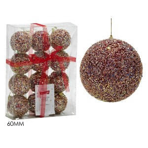 Artelibre - 06510676 ΜΠΑΛΑ ΜΕ GLITTER ΠΟΛΥΧΡΩΜΟ Φ6CM ΣΕΤ 12ΤΜΧ