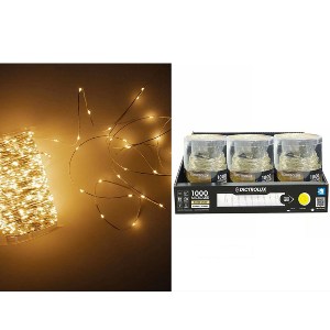 Artelibre - 06511827 1000 MICROLED ΕΣΩΤ. & ΕΞΩΤ. ΧΩΡΟΥ ΜΕ 8 ΠΡΟΓΡΑΜΜΑΤΑ ΚΑΙ ΜΕΤΑΣΧΗΜΑΤΙΣΤΗ ΘΕΡΜΟ ΛΕΥΚΟ ΦΩΣ ΔΙΑΦΑΝΟ ΚΑΛΩΔΙΟ ΜΗ ΕΠΕΚΤΕΙΝΟΜΕΝΟ I