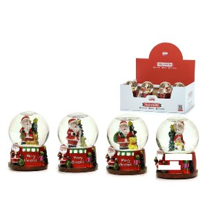 Artelibre - 06511830 ΓΥΑΛΙΝΗ ΜΠΑΛΑ ΚΟΚΚΙΝΟ Φ4.5X9.5CM ΣΕ 4 ΣΧΕΔΙΑ