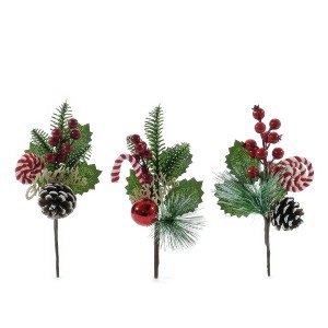 Artelibre - 06511965 ΚΛΑΔΙ BERRIES ΚΟΥΚΟΥΝΑΡΙΑ 26CM ΣΕ 3 ΣΧΕΔΙΑ