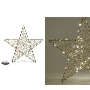 Artelibre - 06512026 ΑΣΤΕΡΙ ΜΕ ΦΩΣ ΧΡΥΣΟ 40CM