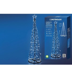 Artelibre - 06512088 500 LED ΔΕΝΤΡΑΚΙ ΕΣΩΤ. & ΕΞΩΤ. ΧΩΡΟΥ ΜΕ 8 ΠΡΟΓΡΑΜΜΑΤΑ ΚΑΙ ΜΕΤΑΣΧΗΜΑΤΙΣΤΗ ΨΥΧΡΟ ΛΕΥΚΟ ΦΩΣ Φ70X280CM