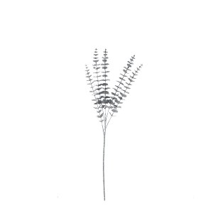 Artelibre - 06512163 ΚΛΑΔΙ ΜΕ ΦΥΛΛΑ ΑΣΗΜΙ 90CM