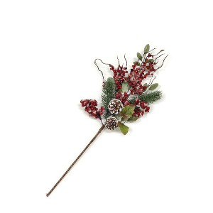 Artelibre - 06512183 ΚΛΑΔΙ ΠΕΥΚΟ ΜΕ BERRIES 61CM