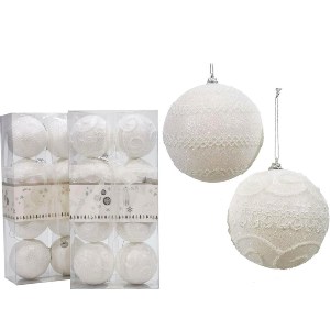 Artelibre - 06512221 ΜΠΑΛΑ ΛΕΥΚΟ Φ8CM ΣΕΤ 8ΤΜΧ ΣΕ 2 ΣΧΕΔΙΑ