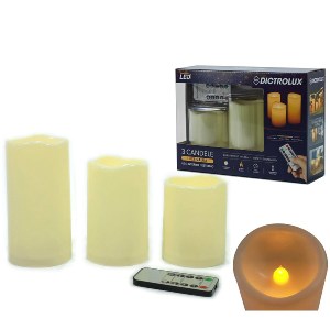 Artelibre - 06512246 ΚΕΡΙ LED ΚΙΤΡΙΝΟ ΣΕΤ 3ΤΜΧ