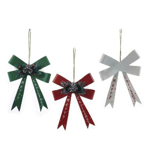 Artelibre - 06512277 ΔΙΑΚΟΣΜΗΤΙΚΟ ΚΡΕΜΑΣΤΟ ΦΙΟΓΚΟΣ MERRY CHRISTMAS 18CM ΣΕ 3 ΣΧΕΔΙΑ