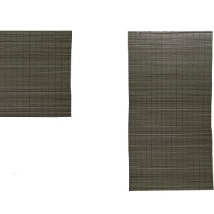 Artelibre - 06512574 ΚΟΥΡΤΙΝΑ BAMBOO ΣΚΟΥΡΟ ΚΑΦΕ ΜΠΑΜΠΟΥ 120X250CM