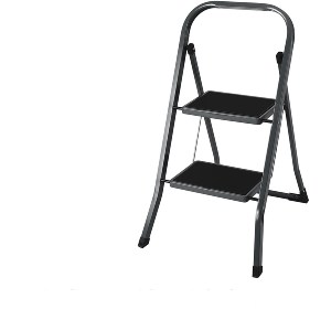 Artelibre - 06512643 ΣΚΑΜΠΟ EASYCLIMB ΑΤΣΑΛΙ ΜΑΥΡΟ/ΑΣΗΜΙ 46.5X54X81CM 2ΤΜΧ