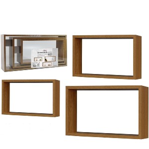 Artelibre - 06512705 ΣΕΤ 3 ΡΑΦΙΑ ΚΥΒΙΚΑ ARTELIBRE ΦΥΣΙΚΟ ΞΥΛΟ 70X35X15CM ΣΕ 3 ΔΙΑΣΤΑΣΕΙΣ
