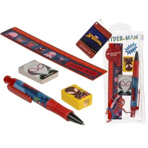 Artelibre - 06530204 ΣΕΤ ΓΡΑΦΙΚΗΣ ΥΛΗΣ SPIDER-MAN ΜΕ ΧΑΡΑΚΑ ΣΤΥΛΟ ΓΟΜΑ ΚΑΙ ΞΥΣΤΡΑ ΣΕ ΚΑΣΕΤΙΝΑ