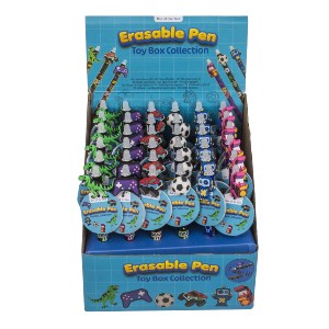 Artelibre - 06530214 ΣΤΥΛΟ ΠΟΥ ΣΒΗΝΕΙ TOY BOX ΠΛΑΣΤΙΚΟ 14.5CM ΣΕ 6 ΣΧΕΔΙΑ
