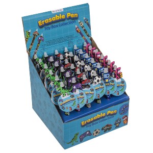 Artelibre - 06530214 ΣΤΥΛΟ ΠΟΥ ΣΒΗΝΕΙ TOY BOX ΠΛΑΣΤΙΚΟ 14.5CM ΣΕ 6 ΣΧΕΔΙΑ