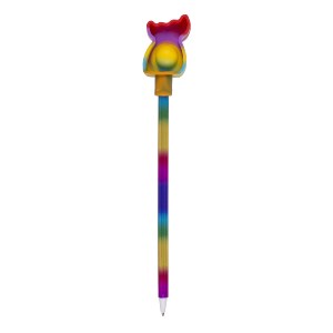Artelibre - 06530216 ΣΤΥΛΟ ΟΥΡΑΝΙΟ ΤΟΞΟ ΜΕ ΠΑΙΧΝΙΔΙ FIDGET ΠΟΛΥΧΡΩΜΟ ΠΛΑΣΤΙΚΟ/ΣΙΛΙΚΟΝΗ 22CM ΣΕ 4 ΣΧΕΔΙΑ