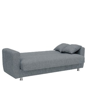 Artelibre - 14210007 ΚΑΝΑΠΕΣ ΚΡΕΒΑΤΙ ΤΡΙΘΕΣΙΟΣ JUAN ΓΚΡΙ 214X82X80CM