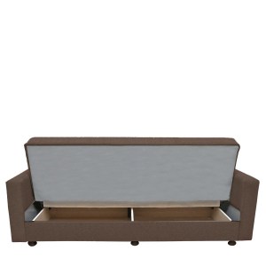 Artelibre - 14210136 ΚΑΝΑΠΕΣ ΚΡΕΒΑΤΙ AMETHYST ΤΡΙΘΕΣΙΟΣ CAPPUCCINO 214X78X78CM