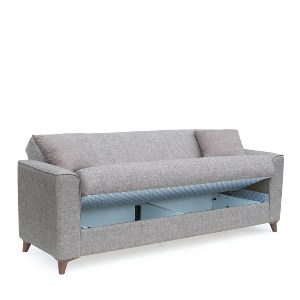 Artelibre - 14210235 ΚΑΝΑΠΕΣ ΚΡΕΒΑΤΙ ΤΡΙΘΕΣΙΟΣ ARTELIBRE GERARDO ΚΑΦΕ 210X84X86CM