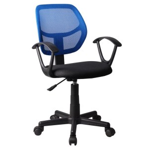 Artelibre - 14230010 ΚΑΡΕΚΛΑ ΓΡΑΦΕΙΟΥ ARTELIBRE ΑΥΡΑ ΜΠΛΕ/ΜΑΥΡΟ MESH 51X50X79-91CM