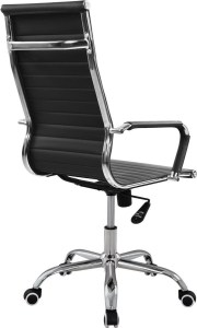 Artelibre - 14230024 ΚΑΡΕΚΛΑ ΓΡΑΦΕΙΟΥ ARTELIBRE ΔΙΩΝΗ ΜΑΥΡΟ PU 55X60X104-111CM