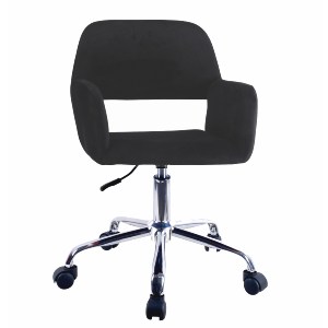 Artelibre - 14230032 ΚΑΡΕΚΛΑ ΓΡΑΦΕΙΟΥ ARTELIBRE KLOI ΜΑΥΡΟ ΒΕΛΟΥΔΟ 37X42X78-90CM