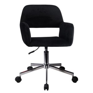 Artelibre - 14230032 ΚΑΡΕΚΛΑ ΓΡΑΦΕΙΟΥ ARTELIBRE KLOI ΜΑΥΡΟ ΒΕΛΟΥΔΟ 37X42X78-90CM