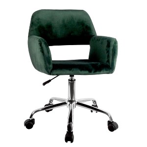 Artelibre - 14230034 ΚΑΡΕΚΛΑ ΓΡΑΦΕΙΟΥ ARTELIBRE KLOI ΠΡΑΣΙΝΟ ΒΕΛΟΥΔΟ 37X42X78-90CM