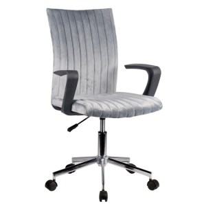 Artelibre - 14230036 ΚΑΡΕΚΛΑ ΓΡΑΦΕΙΟΥ ARTELIBRE ROXY ΓΚΡΙ ΒΕΛΟΥΔΟ 55X58X86-96CM