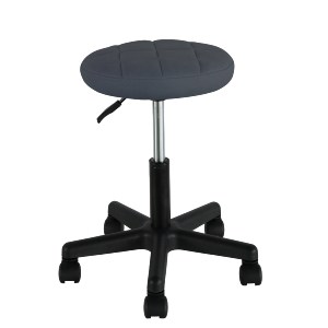Artelibre - 14230070 ΣΚΑΜΠΟ ΓΡΑΦΕΙΟΥ ARTELIBRE THESTIA ΓΚΡΙ ΥΦΑΣΜΑ 36.5X37.5X43-54.5CM