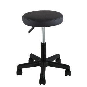 Artelibre - 14230071 ΣΚΑΜΠΟ ΓΡΑΦΕΙΟΥ ARTELIBRE THESTIA ΜΑΥΡΟ PVC 36.5X37.5X43-54.5CM