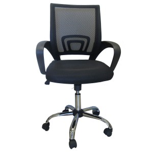 Artelibre - 14240013 ΚΑΡΕΚΛΑ ΓΡΑΦΕΙΟΥ ARTELIBRE ΑΛΚΥΟΝΗ ΜΑΥΡΟ 57X57X86-96CM
