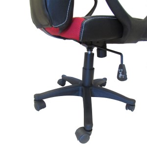 Artelibre - 14240014 ΚΑΡΕΚΛΑ ΓΡΑΦΕΙΟΥ ARTELIBRE GAMING ΔΩPOΘEA ΜΑΥΡΟ/ΚΟΚΚΙΝΟ 58X60X90-100CM