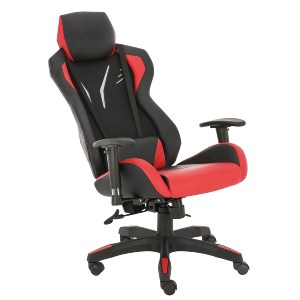 Artelibre - 14240040 ΚΑΡΕΚΛΑ ΓΡΑΦΕΙΟΥ ARTELIBRE GAMING ΑΝΔΡΟΜΑΧΗ ΚΟΚΚΙΝΟ PVC/PU 67X65X123-131CM