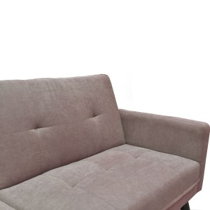 Artelibre - 14290009 ΚΑΝΑΠΕΣ/ΚΡΕΒΑΤΙ ΓΩΝΙΑΚΟΣ ARTELIBRE ANTONELLA ΜΠΕΖ/ΚΑΦΕ 200X156X83CM