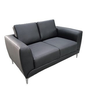 Artelibre - 14290047 ΚΑΝΑΠΕΣ ΔΙΘΕΣΙΟΣ ARTELIBRE ELFRIC ΜΑΥΡΟ PU 142X81X81CM