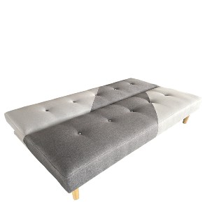 Artelibre - 14290063 ΚΑΝΑΠΕΣ ΚΡΕΒΑΤΙ ΤΡΙΘΕΣΙΟΣ ARTELIBRE NERISSA ΑΠΟΧΡΩΣΕΙΣ ΓΚΡΙ ΥΦΑΣΜΑ 178X87X78CM