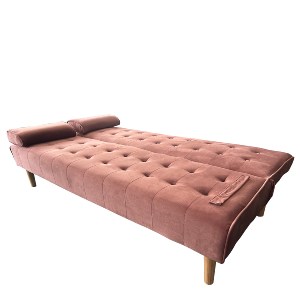 Artelibre - 14290067 ΚΑΝΑΠΕΣ ΚΡΕΒΑΤΙ ΤΡΙΘΕΣΙΟΣ ARTELIBRE ELFREDA ΣΑΠΙΟ ΜΗΛΟ ΥΦΑΣΜΑ 188X83X83CM