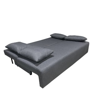 Artelibre - 14290090 ΚΑΝΑΠΕΣ ΚΡΕΒΑΤΙ ΤΡΙΘΕΣΙΟΣ ARTELIBRE URBAN LOUNGE 3S ΣΚΟΥΡΟ ΓΚΡΙ ΥΦΑΣΜΑ 194X93X72CM