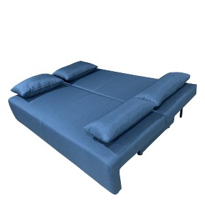 Artelibre - 14290091 ΚΑΝΑΠΕΣ ΚΡΕΒΑΤΙ ΤΡΙΘΕΣΙΟΣ ARTELIBRE URBAN LOUNGE 3S ΜΠΛΕ ΥΦΑΣΜΑ 194X93X72CM