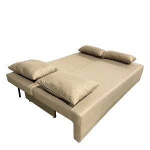Artelibre - 14290092 ΚΑΝΑΠΕΣ ΚΡΕΒΑΤΙ ΤΡΙΘΕΣΙΟΣ ARTELIBRE URBAN LOUNGE 3S ΑΝΟΙΧΤΟ ΚΑΦΕ ΥΦΑΣΜΑ 194X93X72CM