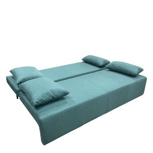 Artelibre - 14290093 ΚΑΝΑΠΕΣ ΚΡΕΒΑΤΙ ΤΡΙΘΕΣΙΟΣ ARTELIBRE URBAN LOUNGE 3S ΤΙΡΚΟΥΑΖ ΥΦΑΣΜΑ 194X93X72CM