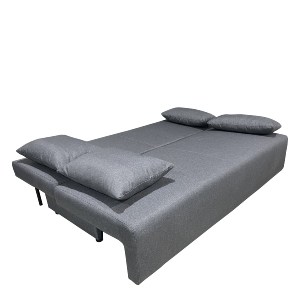 Artelibre - 14290095 ΚΑΝΑΠΕΣ ΚΡΕΒΑΤΙ ΤΡΙΘΕΣΙΟΣ ARTELIBRE URBAN LOUNGE 3S ΓΚΡΙ ΥΦΑΣΜΑ 194X93X72CM