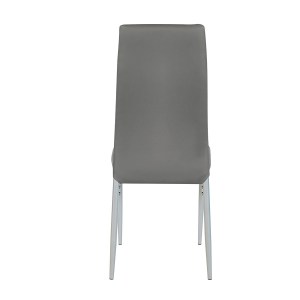 Artelibre - 14320016 ΚΑΡΕΚΛΑ ARTELIBRE ROSE ΣΚΟΥΡΟ ΓΚΡΙ PVC 53X39X96CM