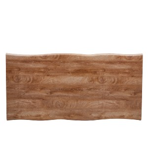 Artelibre - 14320044 ΤΡΑΠΕΖΙ ΤΡΑΠΕΖΑΡΙΑΣ ARTELIBRE AOSA HONEY MAPLE/ΜΑΥΡΟ MDF/ΜΕΤΑΛΛΟ 160X90X76CM