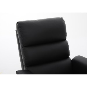 Artelibre - 14340034 ΠΟΛΥΘΡΟΝΑ ΑΝΑΚΛΙΝΟΜΕΝΗ ARTELIBRE RIGIL ΜΕ ΛΕΙΤΟΥΡΓΙΑ ΜΑΣΑΖ ΜΑΥΡΟ PU 75X87X102CM