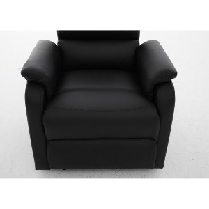 Artelibre - 14340042 ΠΟΛΥΘΡΟΝΑ ΑΝΑΚΛΙΝΟΜΕΝΗ ARTELIBRE TALITHA ΜΑΥΡΟ PU 79X97X101CM