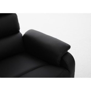 Artelibre - 14340042 ΠΟΛΥΘΡΟΝΑ ΑΝΑΚΛΙΝΟΜΕΝΗ ARTELIBRE TALITHA ΜΑΥΡΟ PU 79X97X101CM