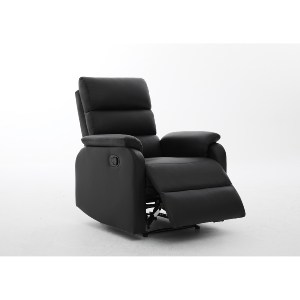 Artelibre - 14340042 ΠΟΛΥΘΡΟΝΑ ΑΝΑΚΛΙΝΟΜΕΝΗ ARTELIBRE TALITHA ΜΑΥΡΟ PU 79X97X101CM